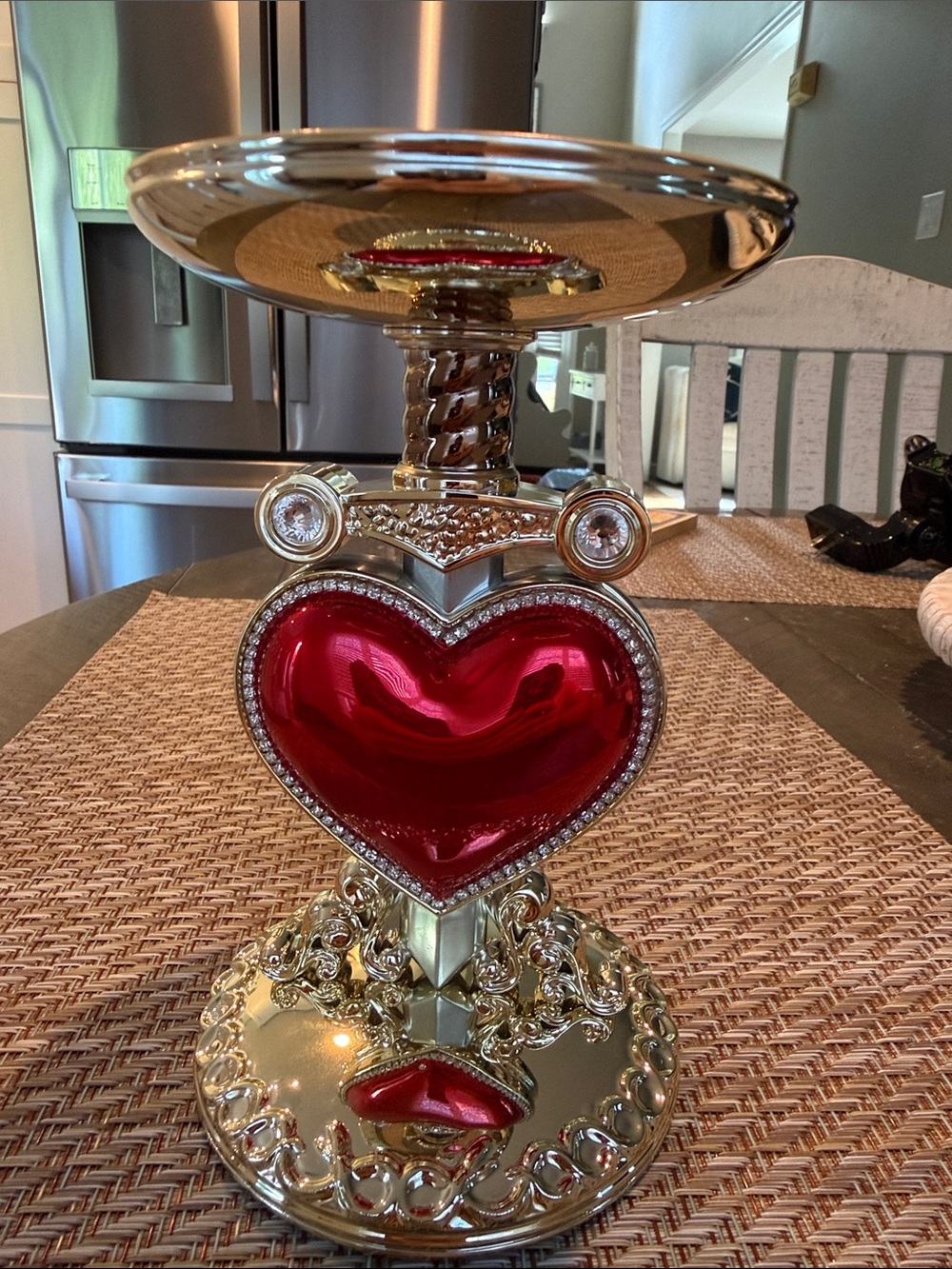 Evil Queen Heart Candle Pedestal by Bath and Body 2025